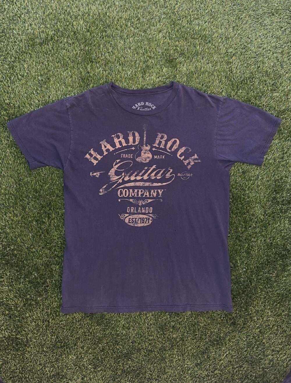 Hard Rock Guitar Company Orlando T-Shirt Men's Size Large